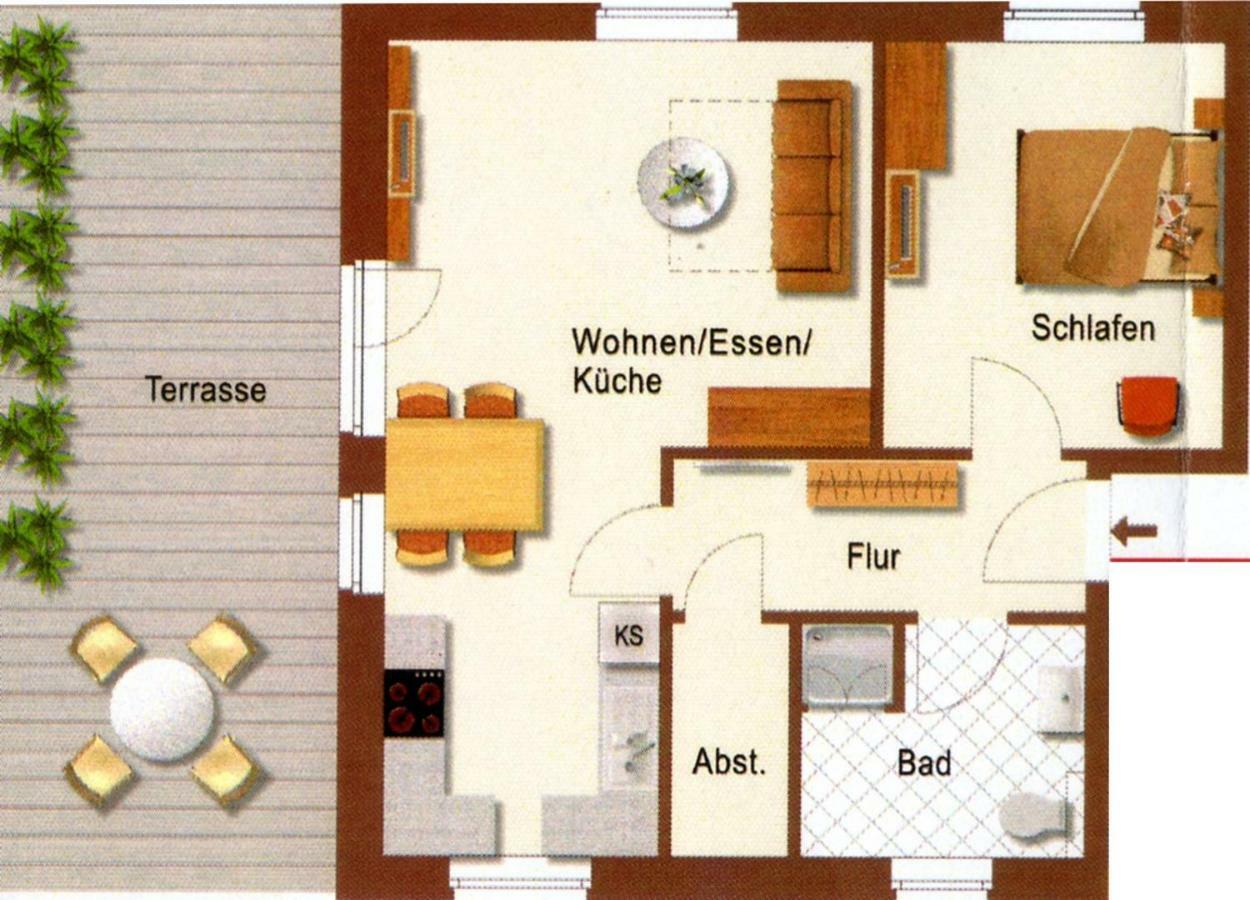 Ferienwohnung Mien Tohuus Μπρέμερχαφεν Εξωτερικό φωτογραφία